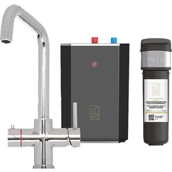 Calmag Square Neck 3-in-1 Boiling Water Tap Brushed Nickel