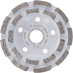 Bosch Double Row Diamond Concrete Grinding Head 125 x 22.23mm 