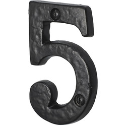 Old Hill Ironworks / Old Hill Ironworks Door Numeral Number 5