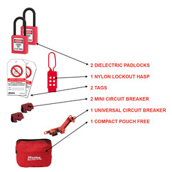 Master Lock Electrical Lockout Kit
