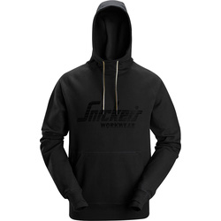 Snickers 2894 Logo Hoodie Black Small