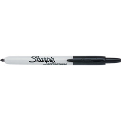 Sharpie Sharpie Retractable Permanent Marker Black - 73261 - from Toolstation