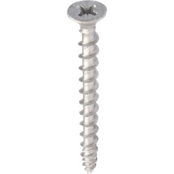 Exterior-Tite Exterior-Tite Pozi Countersunk Outdoor Screw - Silver 3.5 x 16mm - 73278 - from Toolstation