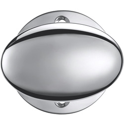 Lockworks / Lockworks Oval Mortice Knob Polished Chrome