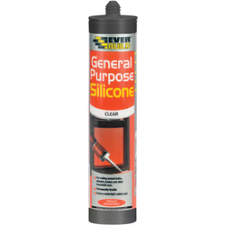 Everbuild General Purpose Silicone 280ml Clear - 73415 - from Toolstation