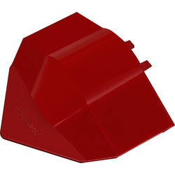 Corrapol-BT Aluminium Super Ridge Endcap Red