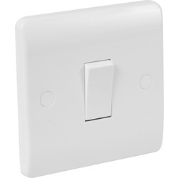 Scolmore Click Click Mode 10A Switch 1 Gang 2 Way - 73508 - from Toolstation