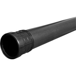 Aquaflow Soil Pipe 110mm 6m Pack Black 3m Lengths - 73602 - from Toolstation
