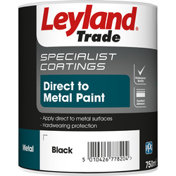 Leyland Trade Leyland Trade Direct to Metal Paint 750ml Black - 73741 - from Toolstation