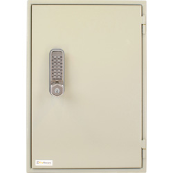 Key Secure By Codelocks Extra Security Key Cabinet with CL255K Mechanical Lock 50 Padlock Hooks