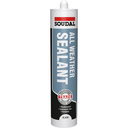 Soudal Soudal Trade All Weather Sealant 290ml Black - 74034 - from Toolstation