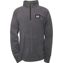 CAT / Caterpillar Half Zip Micro Fleece Large Graphite