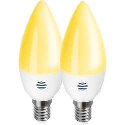 Hive Hive Active Light Dimmable Smart LED Candle Bulb 5.3W SES (E14) 470lm - 74365 - from Toolstation