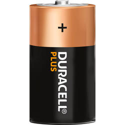 Duracell +100% Plus Power Batteries D