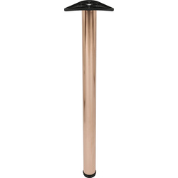 Rothley / Rothley Worktop Leg 60mm x 870mm Polished Copper