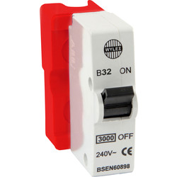 Wylex / Wylex Plug in Breaker B Type 32A Red