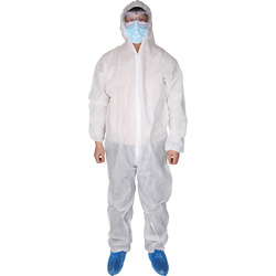 Disposable Hooded Coverall Medium