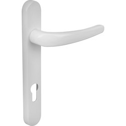 ERA PVCu Door Handles White - 74970 - from Toolstation