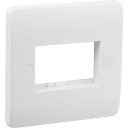 Scolmore Click Click Mode Grid Front Plate 1 Gang 3 Grid - 75262 - from Toolstation