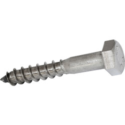 FandF Stainless Steel Coach Screw M8 x 50 - 75277 - from Toolstation