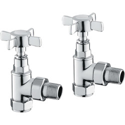 Reina / Bronte Traditional Chrome Valve Angled