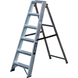TB Davies Industrial Swingback Step Ladder 6 Tread SWH 2.4m