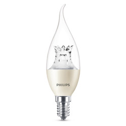 Philips / Philips LED Warm Glow 25W Dimmable Candle Lamp Bent Tip 4W SES (E14) 250lm