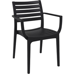 Zap / Artemis Arm Chair Black