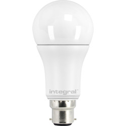 Integral LED Integral LED GLS Frosted Dimmable Lamp 8.5W BC (B22d) 806lm - 76205 - from Toolstation