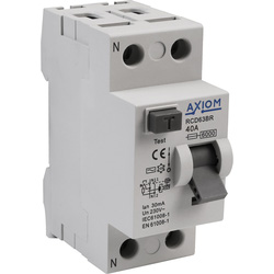 Axiom Axiom Incomer Devices RCD 30mA - 40A - 76278 - from Toolstation