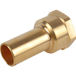 Compressed Air Female Brass Stem Adaptor 22mm x 3/4 BSPT