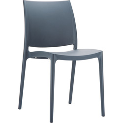 Zap / Maya Side Chair Dark Grey