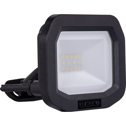 Luceco Luceco IP65 LED Slimline Floodlight 10W 1200lm Cool White - 76763 - from Toolstation