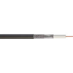 Doncaster Cables Doncaster Cables Satellite Coaxial Cable (RG6) Black 100m Drum - 76893 - from Toolstation