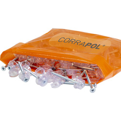Corrapol Corrapol Clear Fixings 60mm - 76924 - from Toolstation