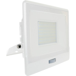 V-TAC / V-TAC IP65 LED PIR Sensor Floodlight with Samsung Chip 50W White 4000lm Cool White