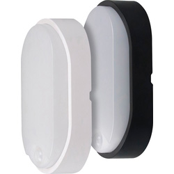 Integral LED / Integral LED Tough Shell Compact Oval Bulkhead IP65 10W 1000lm 3CCT PIR