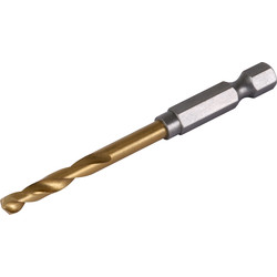 Milwaukee Shockwave HSS-G Red Hex Impact Rated Drill Bit 4.5mm