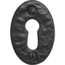 Old Hill Ironworks Old Hill Ironworks Escutcheon 34mm x 51mm Oval - 77706 - from Toolstation