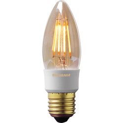 Sylvania / Sylvania LED Filament Effect Golden Dimmable Candle Lamp 4.5W ES 260lm A++