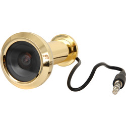 Digital Door Viewer Polished Brass