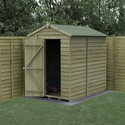 Forest / 4LIFE Apex Shed 5 x 7 - Single Door, No Window