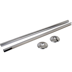 Talon Talon Snappit Pipe Cover & Collar Pack 500mm Chrome - 78411 - from Toolstation