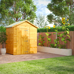 Power Windowless Apex Shed 4' x 6 6'