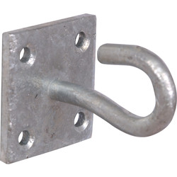 Chain Plate Hook Galvanised - 78579 - from Toolstation