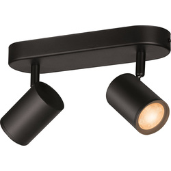 WiZ Smart LED Imageo Adjustable Spotlight Bar 2 Light Colour Black