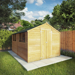 Mercia Mercia Overlap Apex Shed 12' x 8' - 78800 - from Toolstation