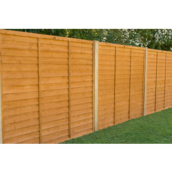 Forest Garden Overlap Fence Panel 6' x 5'
