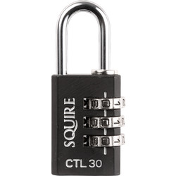 Squire Squire Tough Combination Padlock 30 x 5 x 26mm - 79375 - from Toolstation