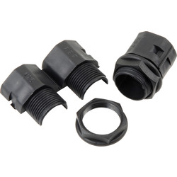 Profix / Polypropylene Flexible Conduit Fitting Pack 20mm Black